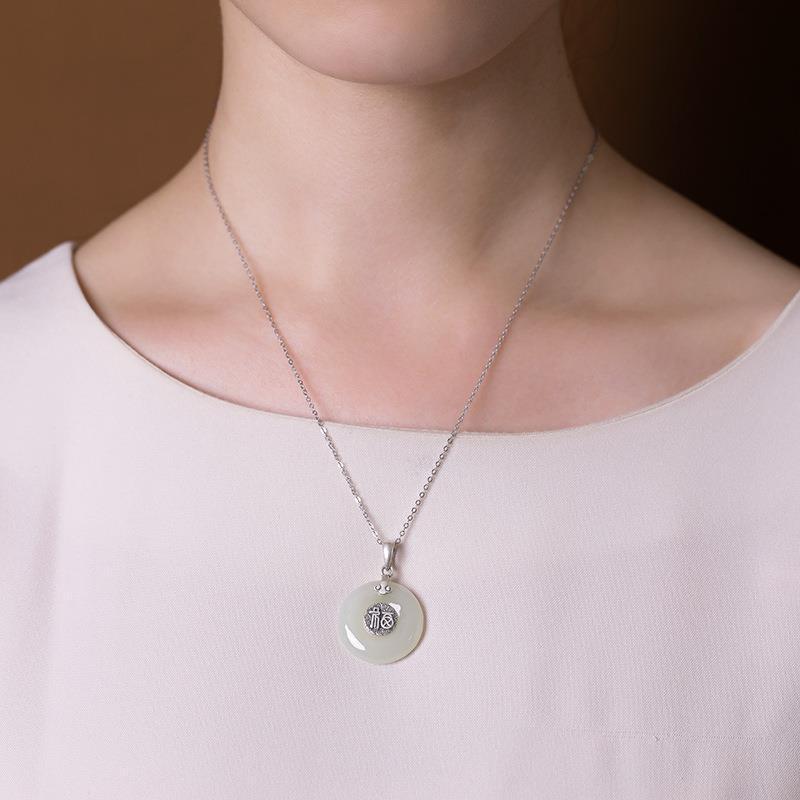 Argento Ciondolo artigianale delicato