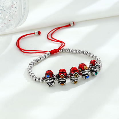 Argento Bracciale bellissimo con stile unico