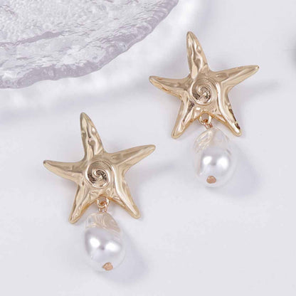 Perla Orecchino artigianale delicato