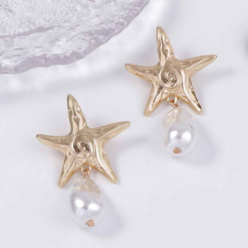 Perla Orecchino artigianale delicato