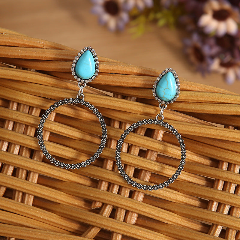 Argento Orecchino vintage fatto a mano