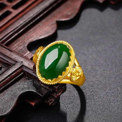 Oro Anello vintage fatto a mano