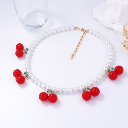 Perla Collana vintage fatto a mano