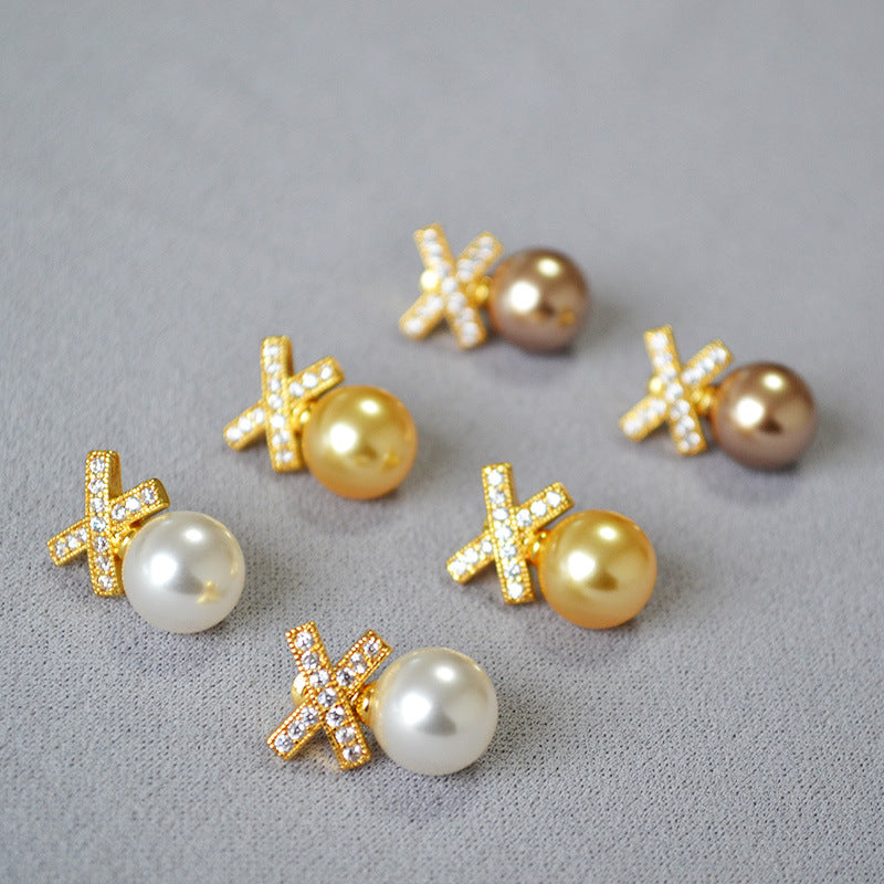 Argento Orecchino artigianale delicato