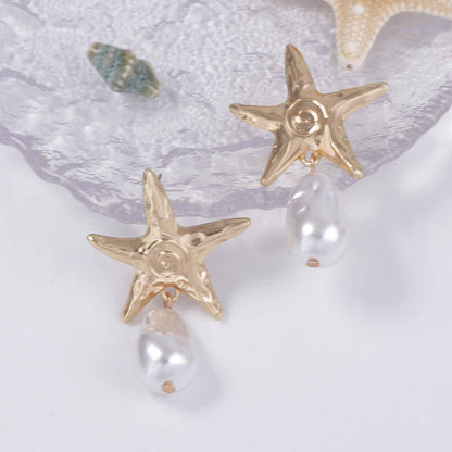 Perla Orecchino artigianale delicato