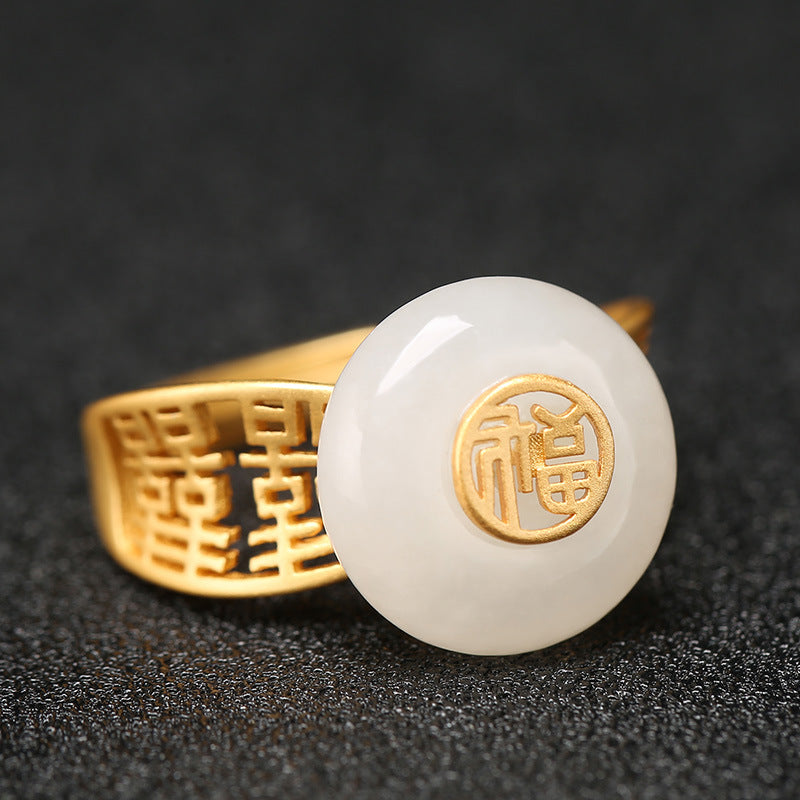 Oro Anello affascinante per ogni occasione