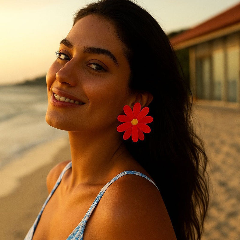 Orecchino artigianale delicato