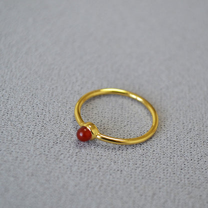 Oro Anello vintage fatto a mano