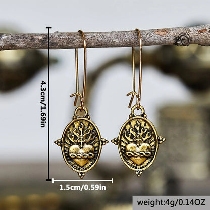 Orecchino vintage fatto a mano