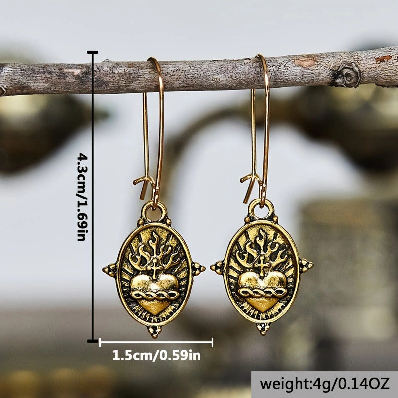 Orecchino vintage fatto a mano