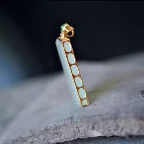 Oro Ciondolo artigianale delicato