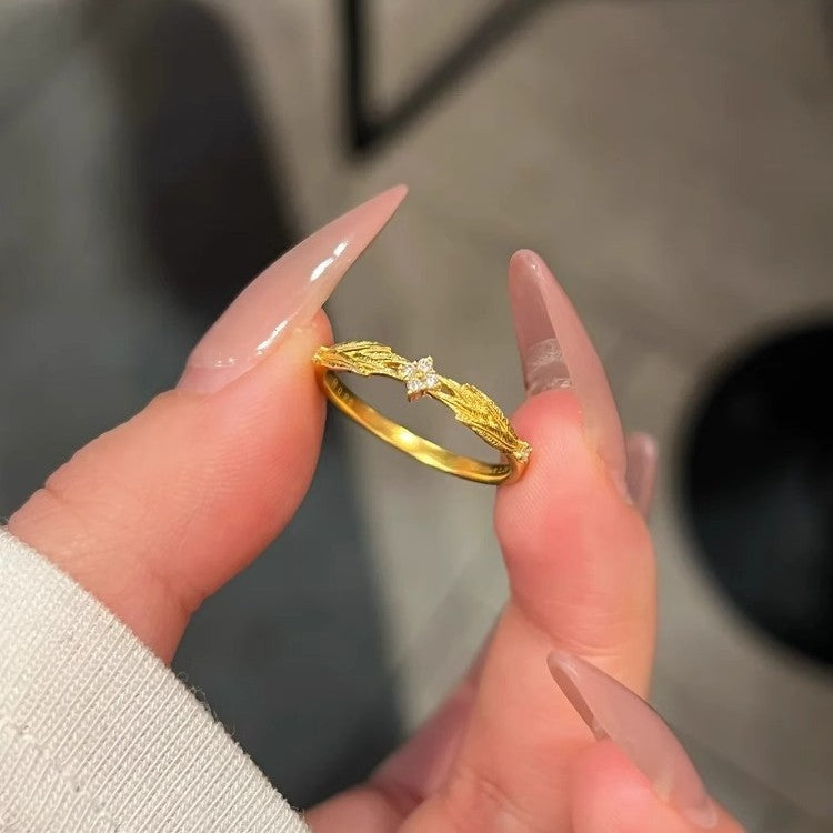 Oro Anello romantico per momenti speciali