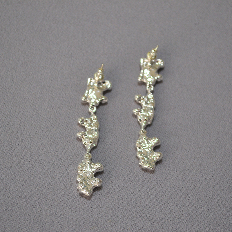 Argento Orecchino classico dal fascino senza tempo