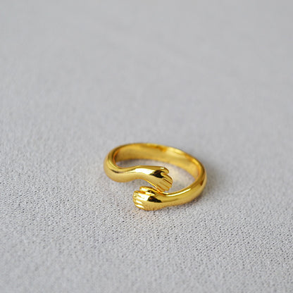 Oro Anello stupendo per uso quotidiano