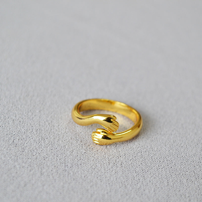 Oro Anello stupendo per uso quotidiano