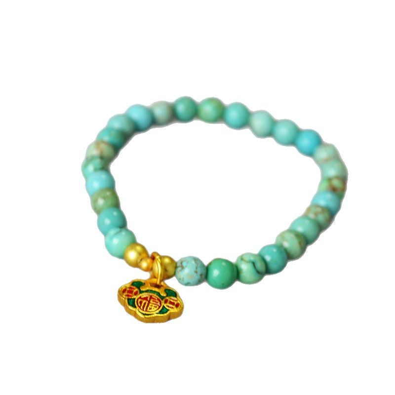 Oro Bracciale artigianale delicato