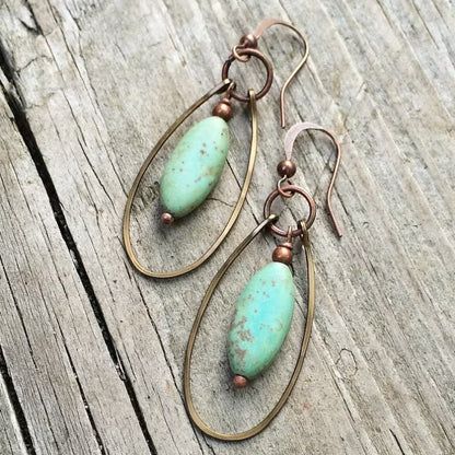 Orecchino vintage fatto a mano