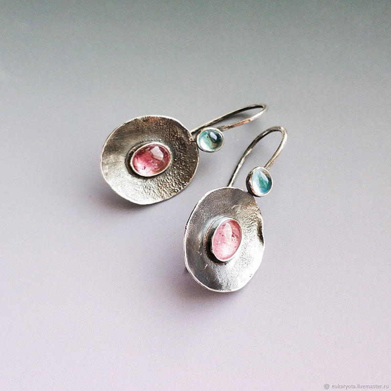 Argento Orecchino vintage fatto a mano