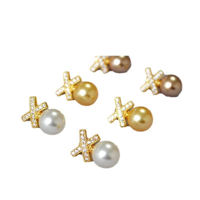 Argento Orecchino artigianale delicato