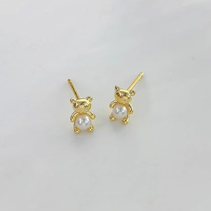 Perla Orecchino vintage fatto a mano