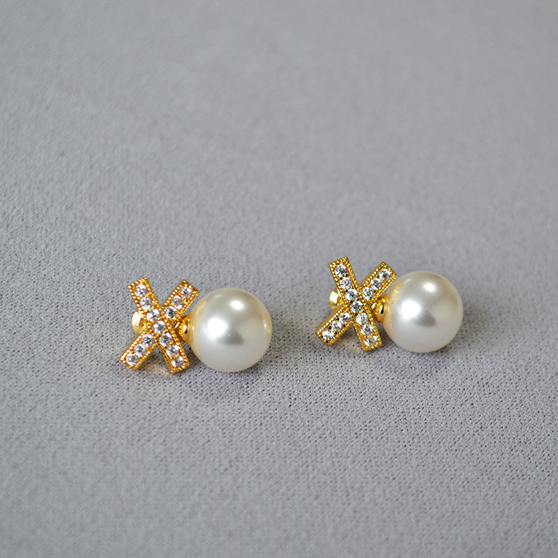 Argento Orecchino artigianale delicato