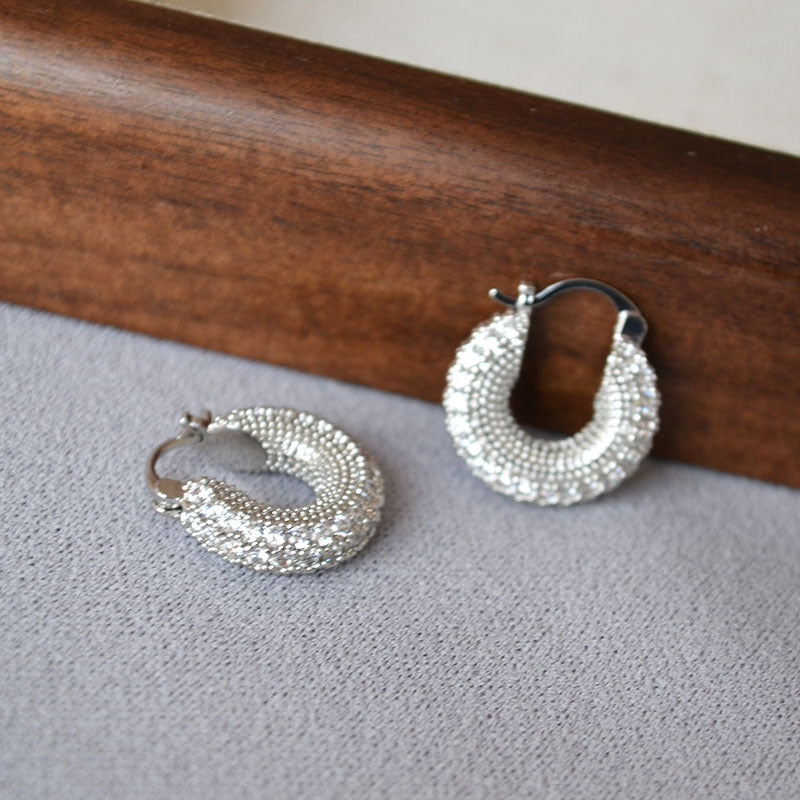 Argento Orecchino affascinante per ogni occasione