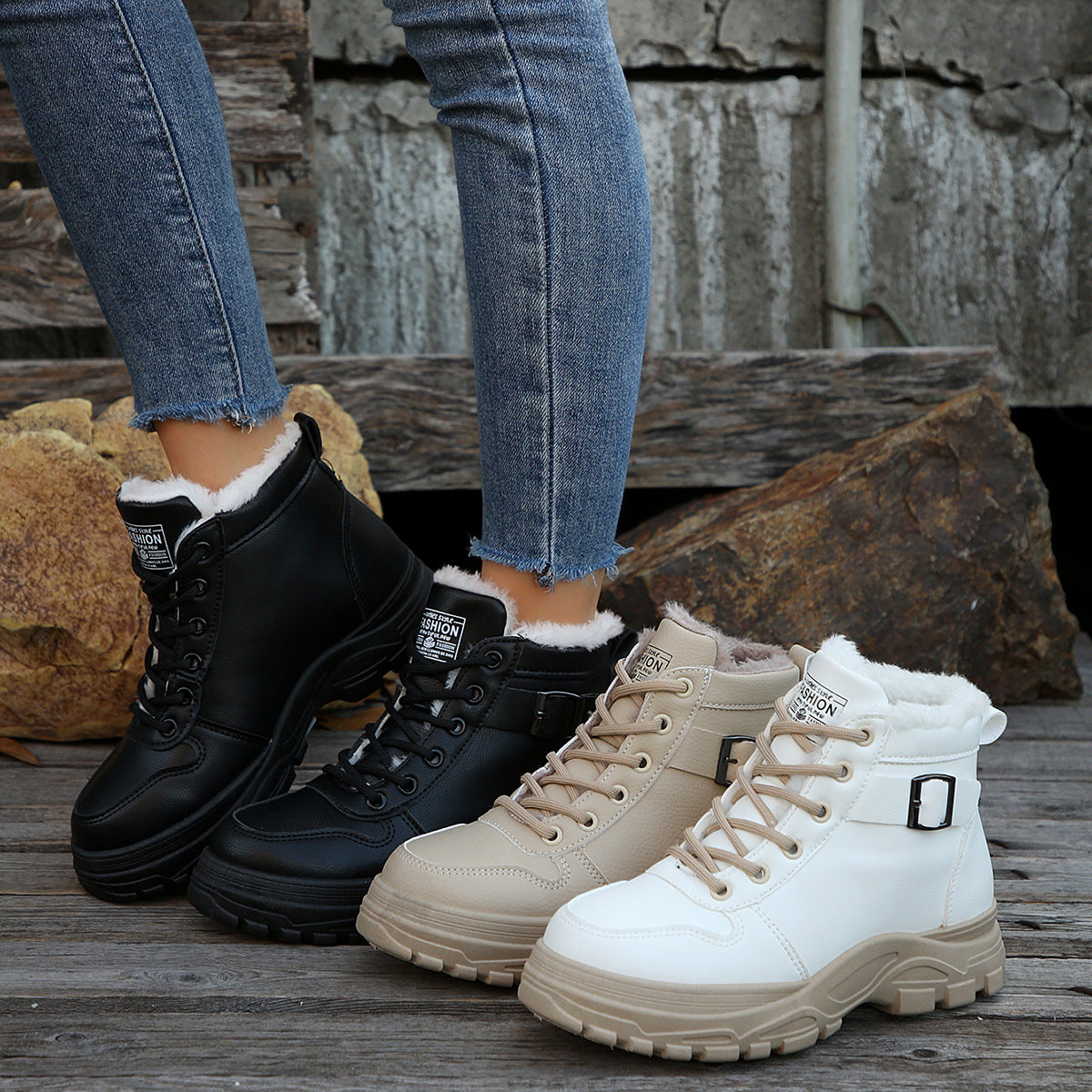 Stivali Ortopediche Aggraziate dal Look Moderno