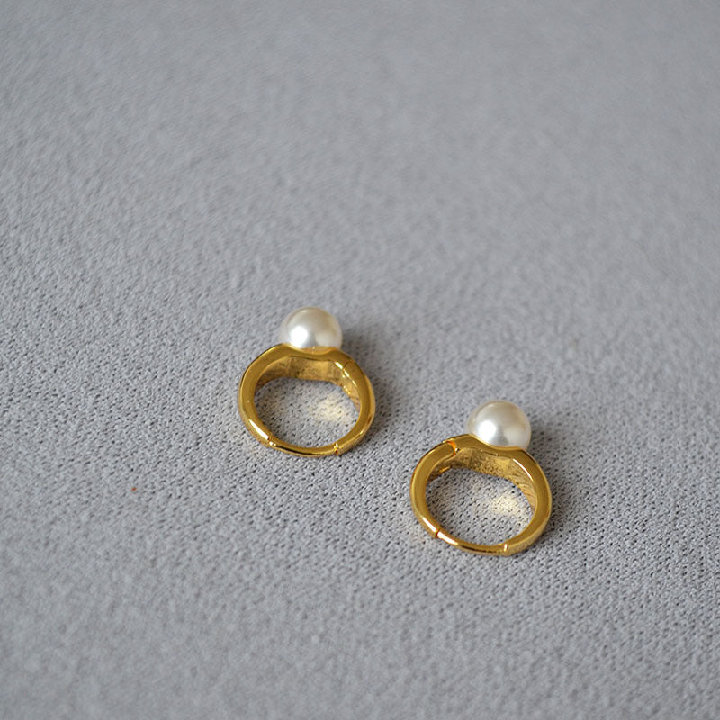 Oro Orecchino vintage fatto a mano