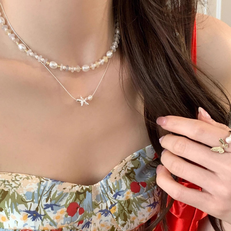 Perla Collana artigianale delicato