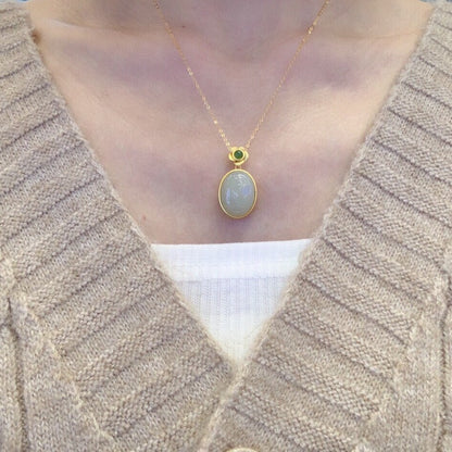 Argento Collana vintage fatto a mano