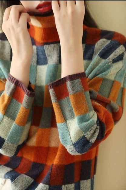 LP | Maglia dolcevita con stampa elegante