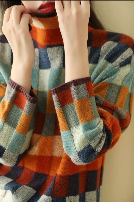 LP | Maglia dolcevita con stampa elegante