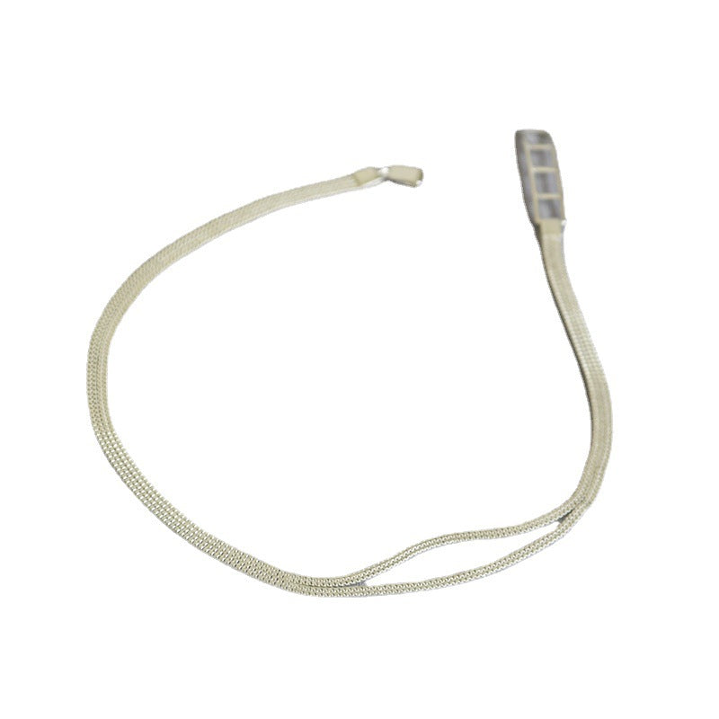 Argento Collana artigianale delicato