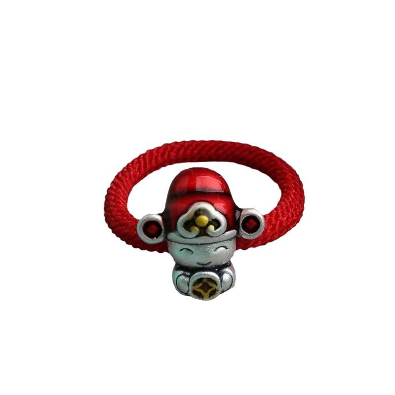 Argento Anello bellissimo con stile unico