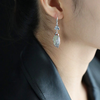 Argento Orecchino artigianale delicato