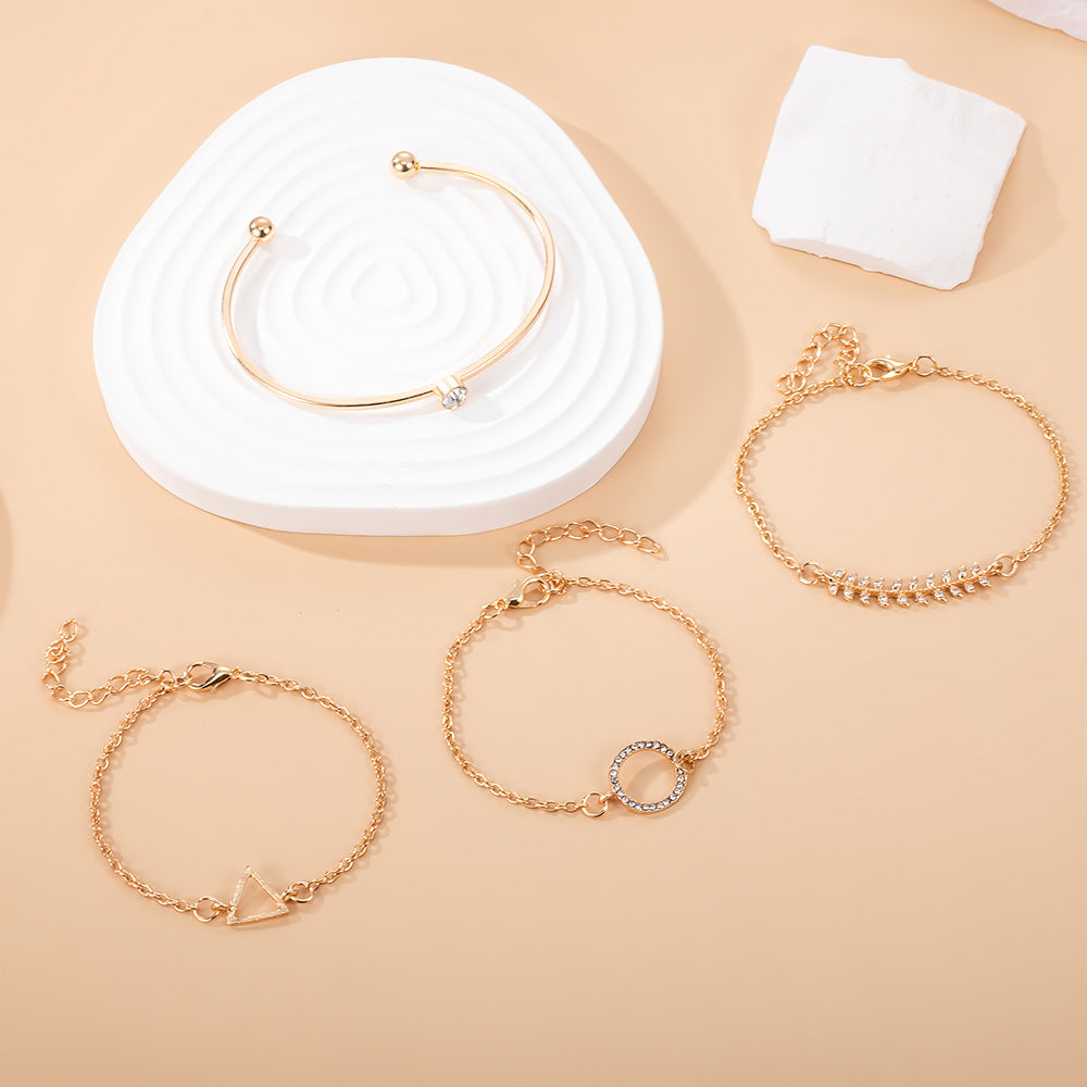 Oro Parure artigianale delicato