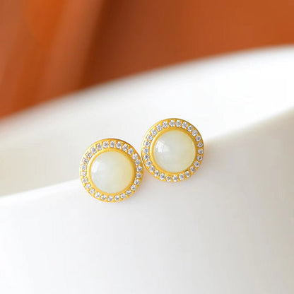 Oro Orecchino artigianale delicato