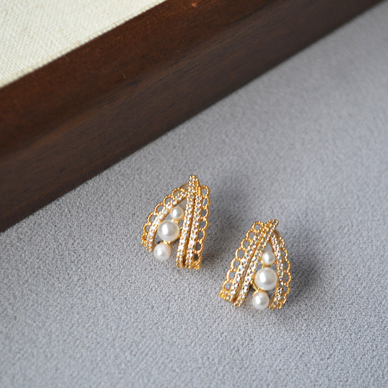 Argento Orecchino vintage fatto a mano