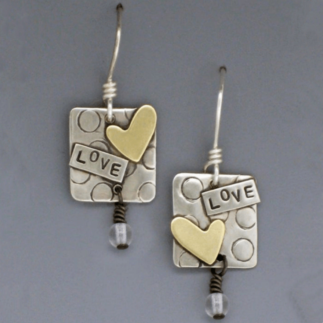 Orecchino vintage fatto a mano