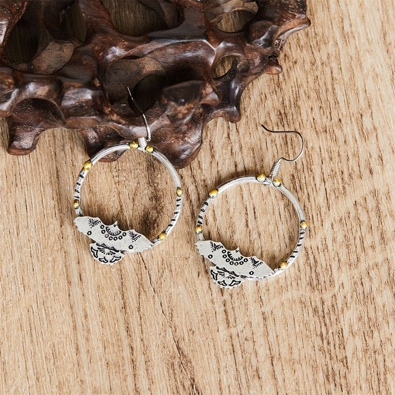 Orecchino vintage fatto a mano