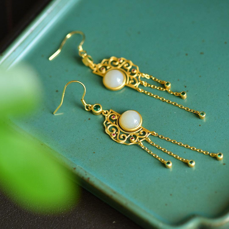 Argento Orecchino vintage fatto a mano