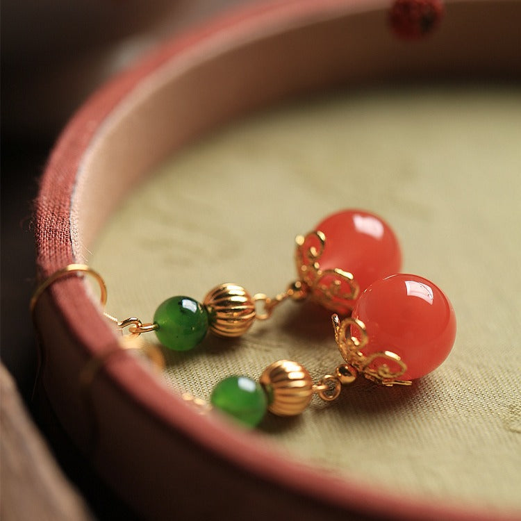 Argento Orecchino vintage fatto a mano