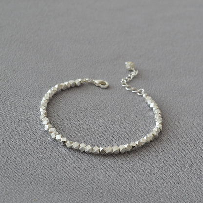 Argento Bracciale bellissimo con stile unico