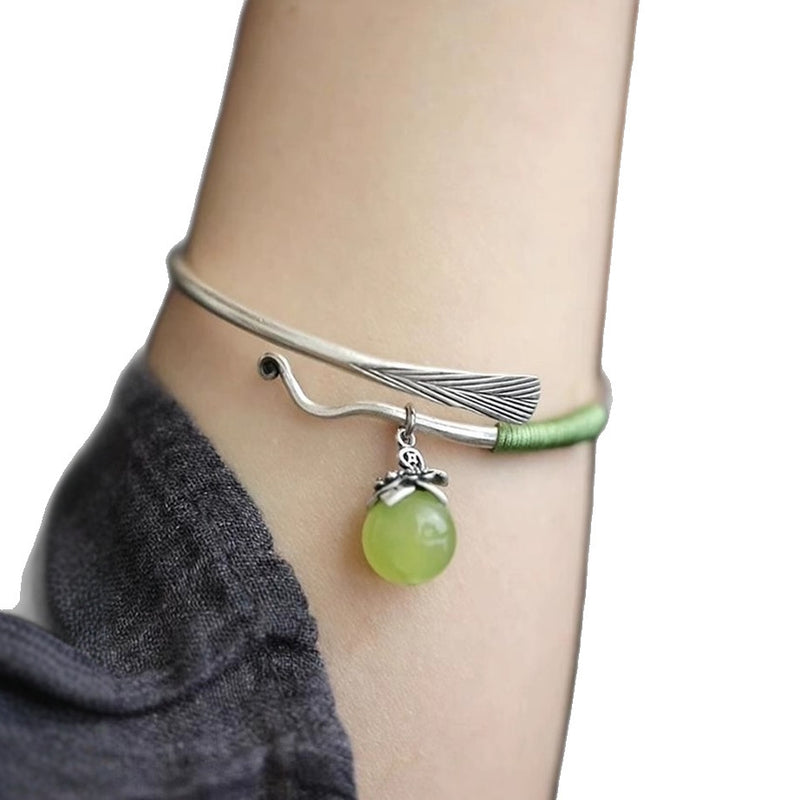 Argento Bracciale bellissimo con stile unico