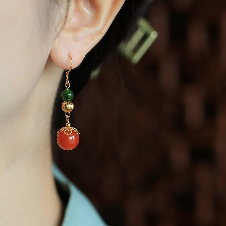 Argento Orecchino vintage fatto a mano