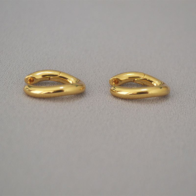 Oro Orecchino vintage fatto a mano