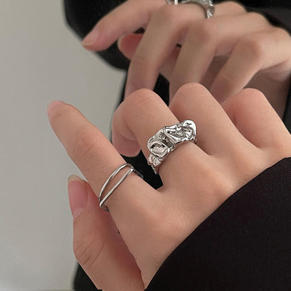 Anello artigianale delicato