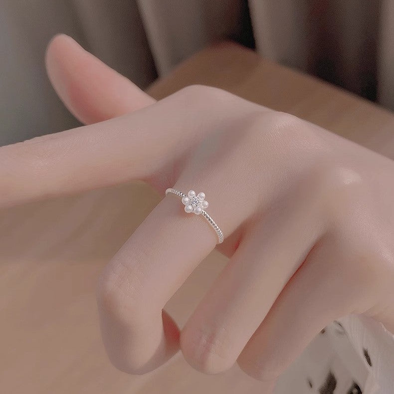 Perla Anello affascinante per ogni occasione