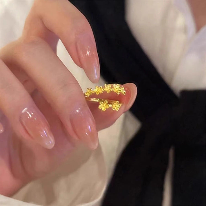 Oro Anello affascinante per ogni occasione