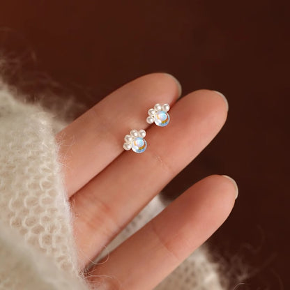 Perla Orecchino artigianale delicato